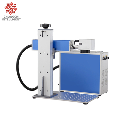 Galvanometer Optical Fiber Laser Metal Marking Machine 220V With Ezcad